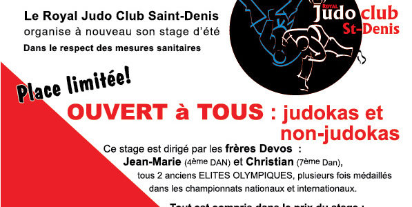 Stage judo Saint-Denis