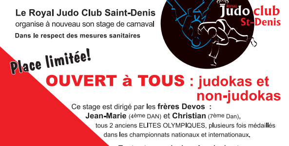 Stage de carnaval au judo Club St Denis